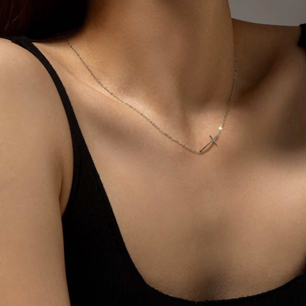 PureGrace™ 925 Sterling Silver Cross Necklace – Timeless Elegance, Redefined